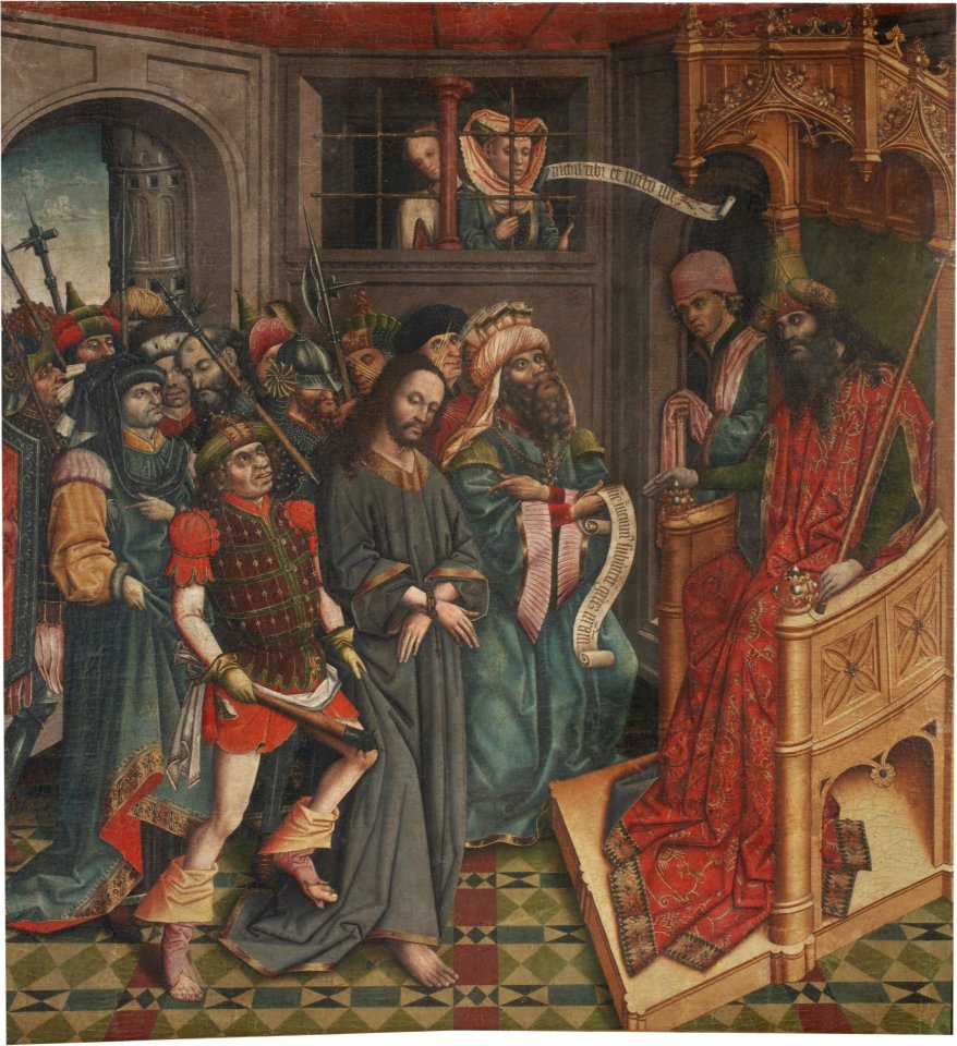 Cristo ante Pilatos, de Nicolás Francés (Museo del Prado)