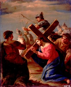 Cristo caído y la Verónica, de Mariano Salvador Maella (Museo Lázaro Galdiano, Madrid)