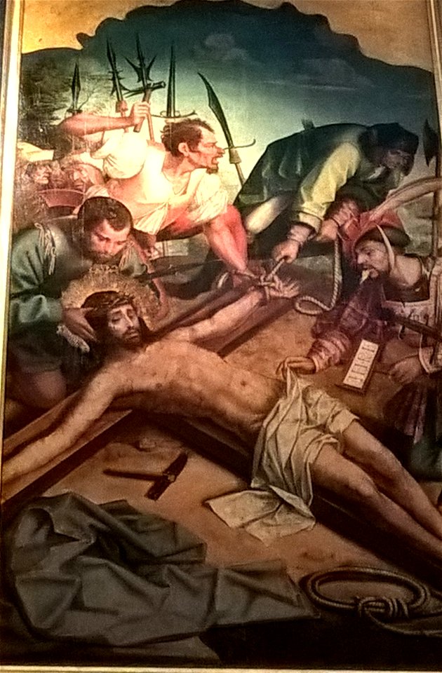 Cristo a ser pregado na cruz Convento de Jesus