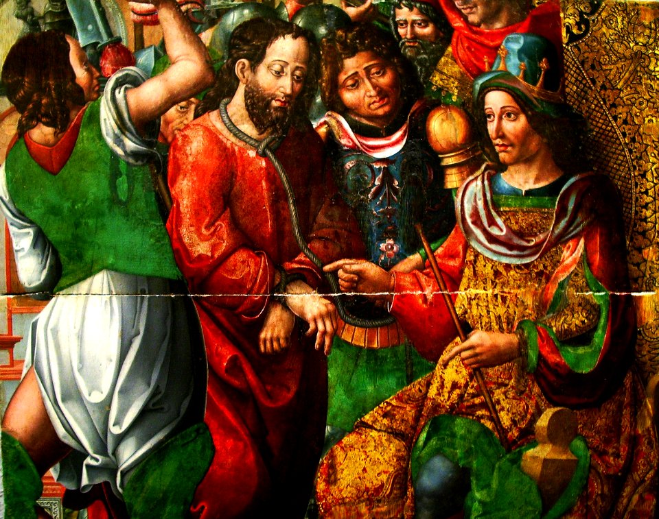 Cristo ante Herodes (Maestro de Sijena)