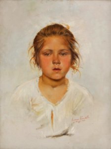 Cristina Vannutelli Portrait of a girl 1898