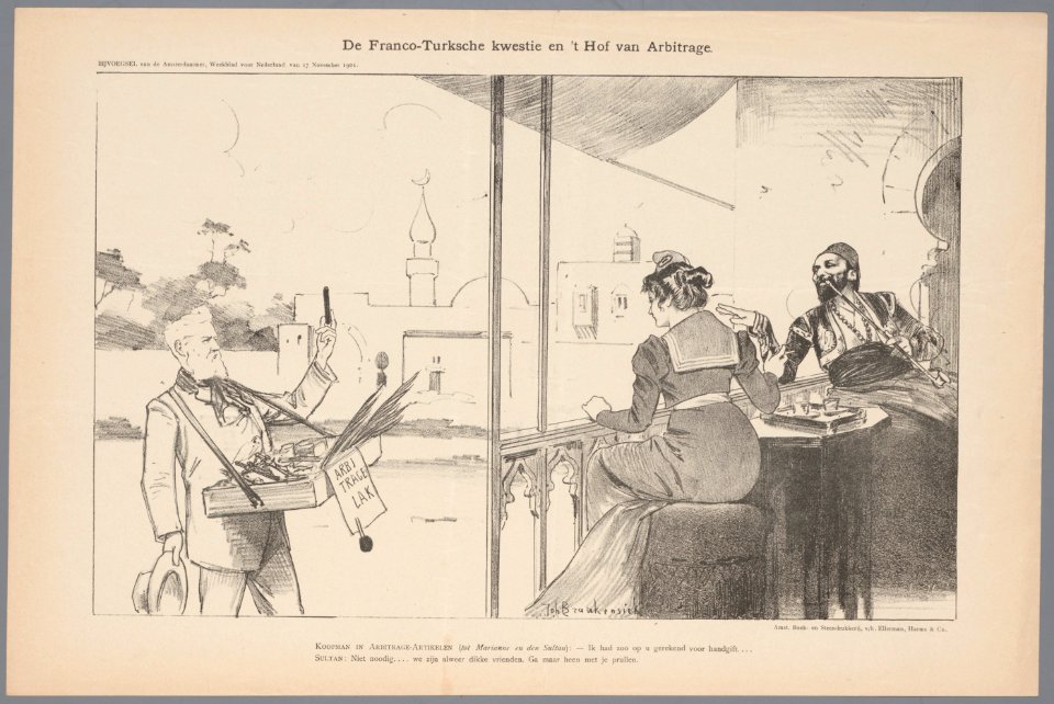 De Franco-Turksche kwestie en 't hof van arbitrage, objectnr A 16464