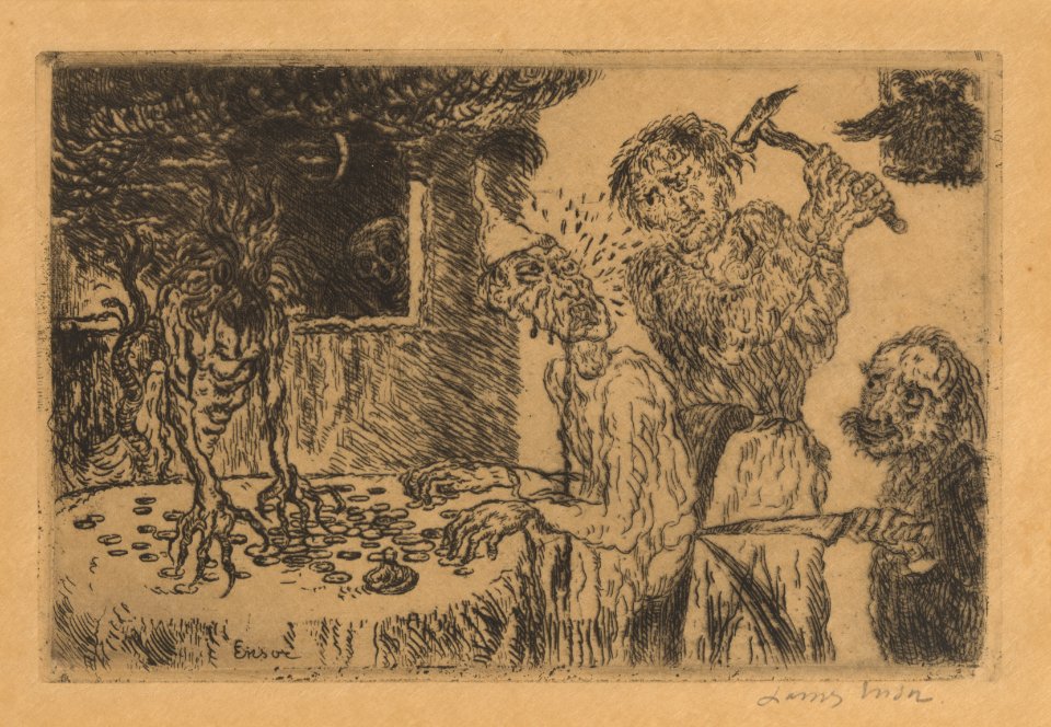 De gierigheid, James Ensor, Mu.ZEE Oostende, SM001462b