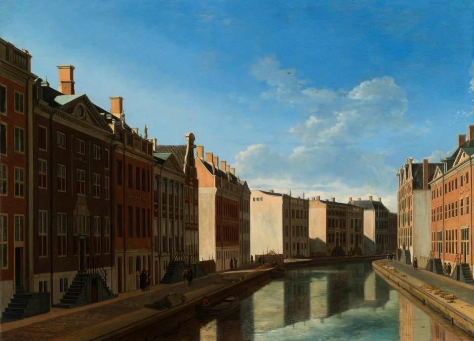 De Gouden Bocht in de Herengracht in Amsterdam vanuit het oosten Rijksmuseum SK-A-5003
