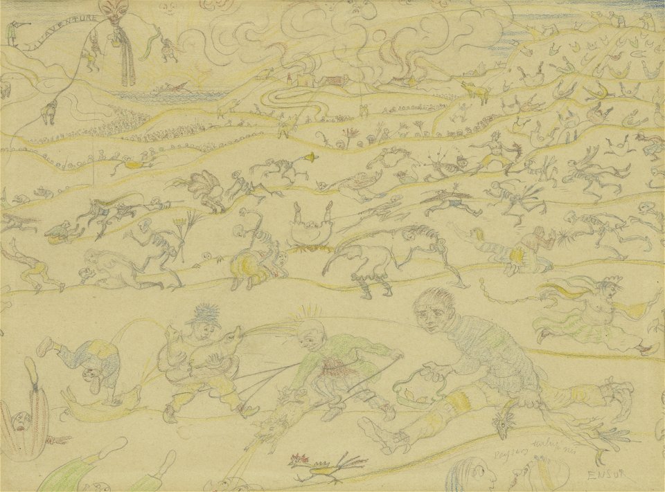 De gefopte boeren, James Ensor, Mu.ZEE Oostende, SM000294