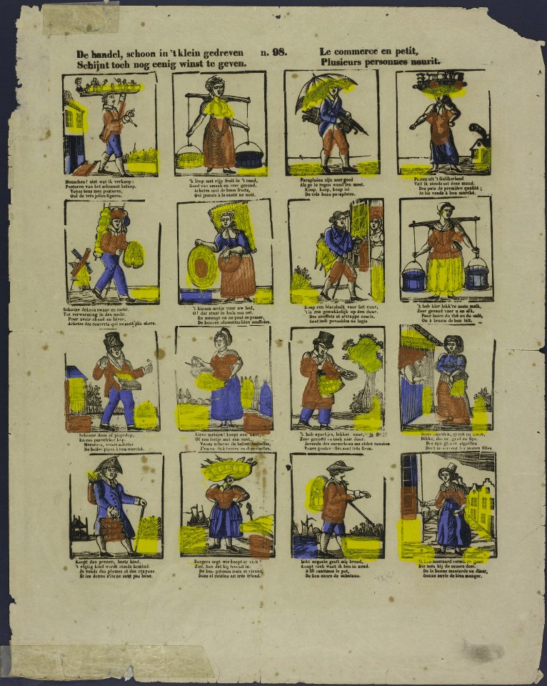 De handel, schoon in't klein gedreven-Catchpenny print-Borms 0610