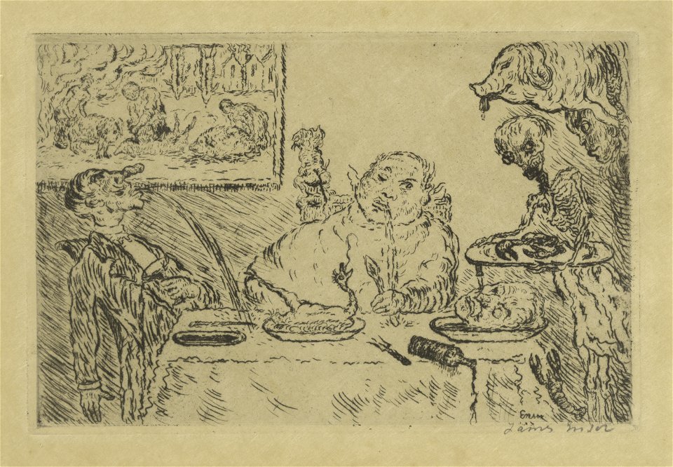De gulzigheid, James Ensor, Mu.ZEE Oostende, SM001463b