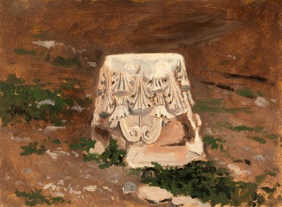 Column Base II by Lockwood de Forest, 1878