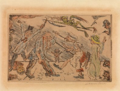 De gramschap, James Ensor, MSK Gent, 1998-B-121