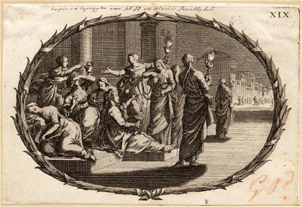 De gelijkenis der wijze en dwaze maagden, objectnr A 48636