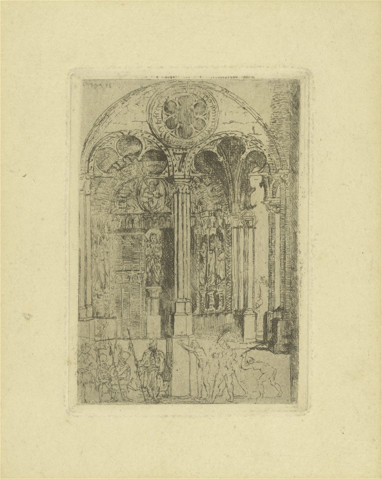 De geseling, James Ensor, Mu.ZEE Oostende, SM002261