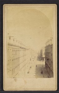 De Gerard Doustraat gezien in oostelijke richting naar de Ferdinand Bolstraat vanuit de woning van de fotograaf, Gerard Doustraat 32, Afb ANWZ00464000001