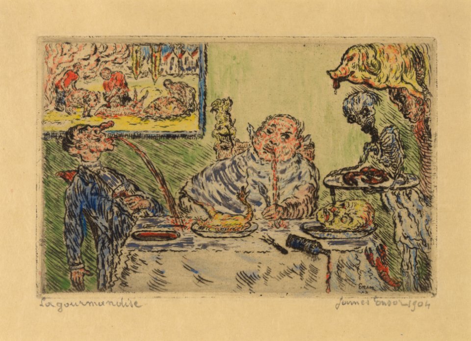 De gulzigheid, James Ensor, Mu.ZEE Oostende, SM001463a