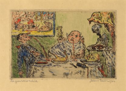 De gulzigheid, James Ensor, Mu.ZEE Oostende, SM001463a