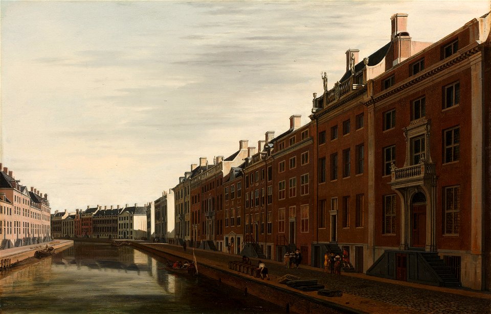 De Gouden Bocht in de Herengracht in Amsterdam vanuit het westen Rijksmuseum SK-A-4750