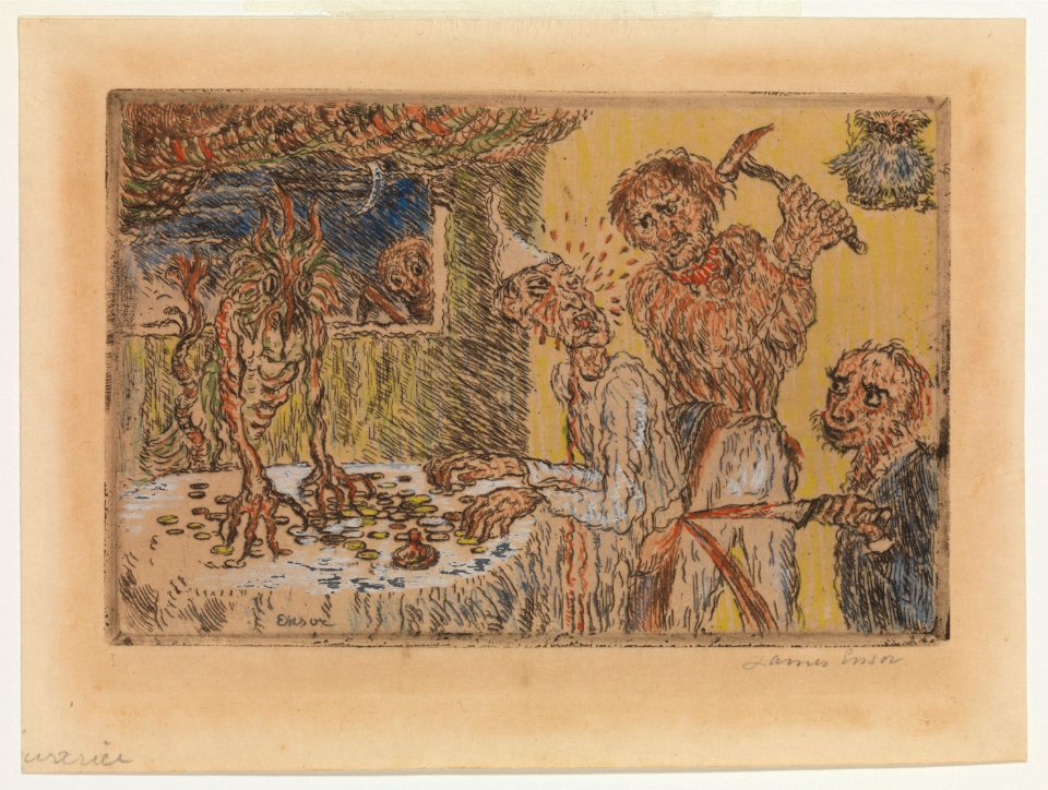 De gierigheid, James Ensor, MSK Gent, 1998-B-123