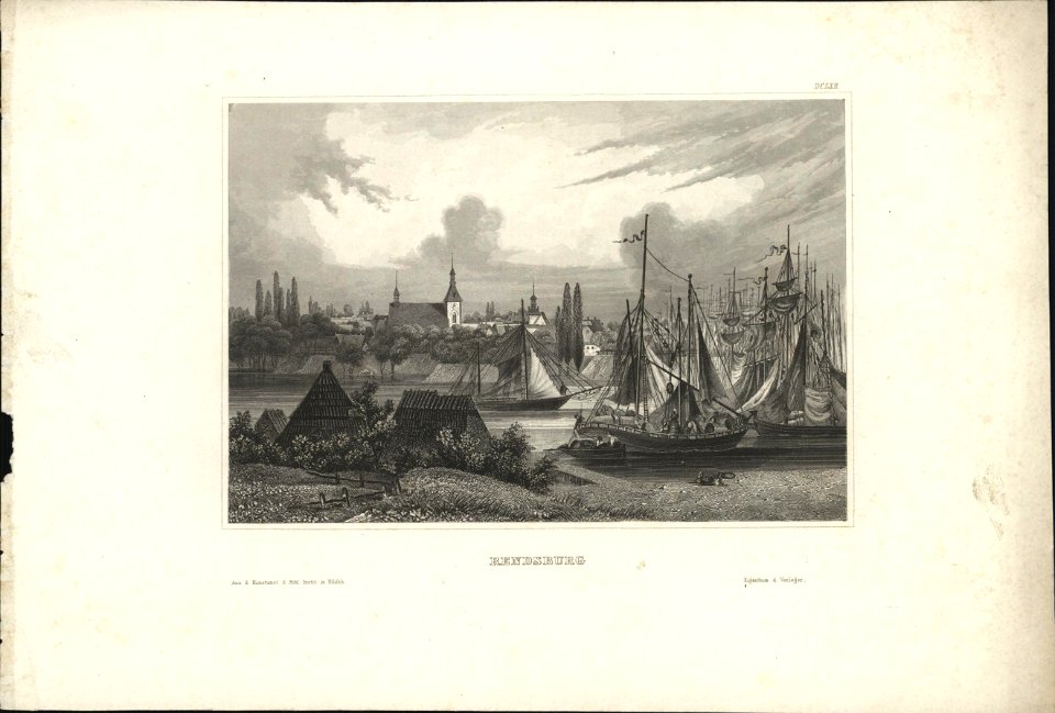 De haven van Rendsburg, objectnr A 58357