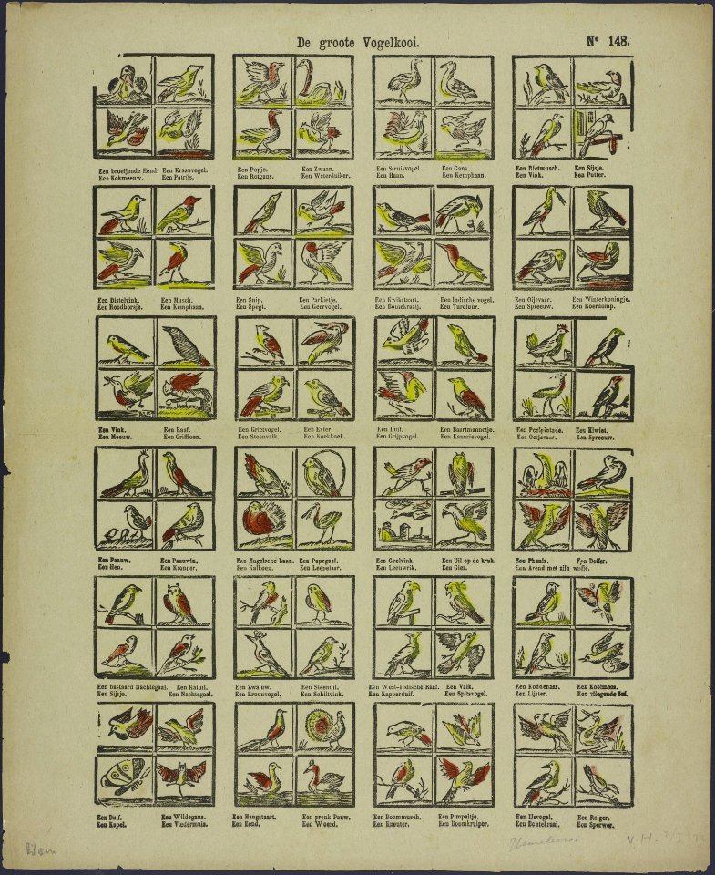 De groote vogelkooi-Catchpenny print-Borms 0710