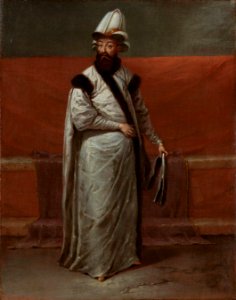 De grootvizier Nevşehirli Damat Ĭbrahim Pasa Rijksmuseum SK-A-2017