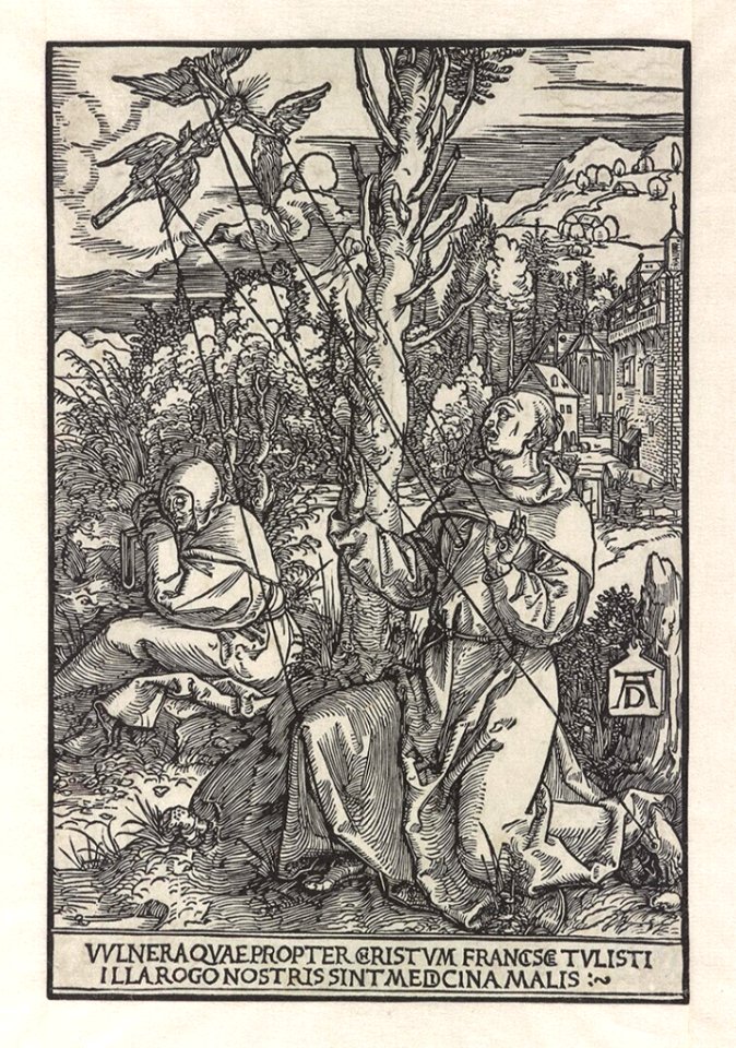 De heilige Franciscus ontvangt de Stigmata - Museum Boijmans Van Beuningen