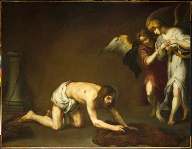 Cristo despues de la Flagelacion Murillo 1665