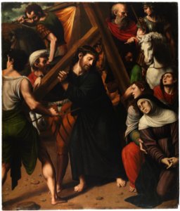 Cristo con la cruz a cuestas, de Vicente Masip (Museo del Prado)
