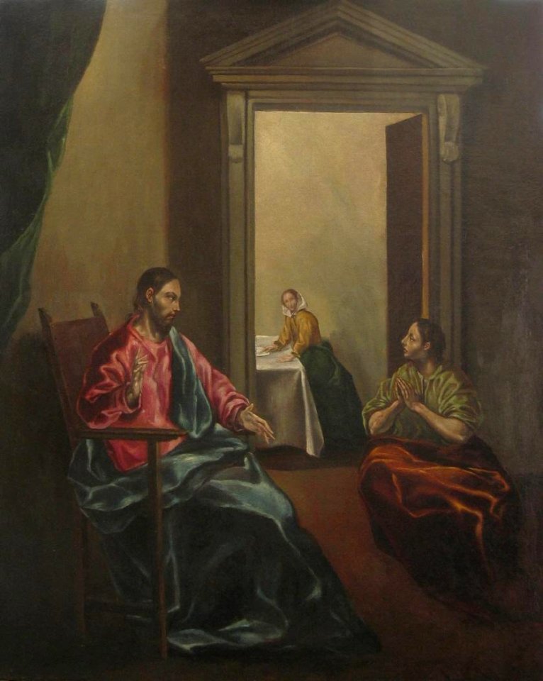 Cristo en casa de Marta y María (Museo Lázaro Galdiano, Madrid)
