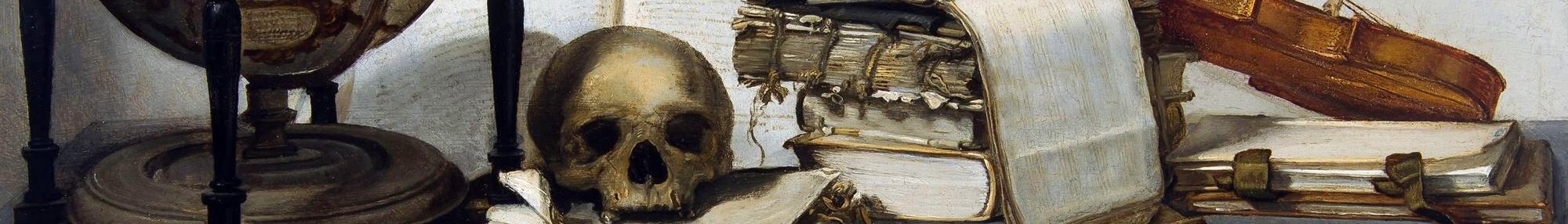De Heem, Vanitasstilleven banner