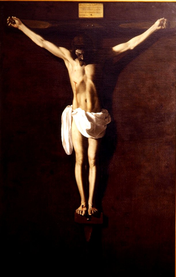 Cristo muerto en la cruz, de Zurbarán (Museo de Bellas Artes de Asturias)
