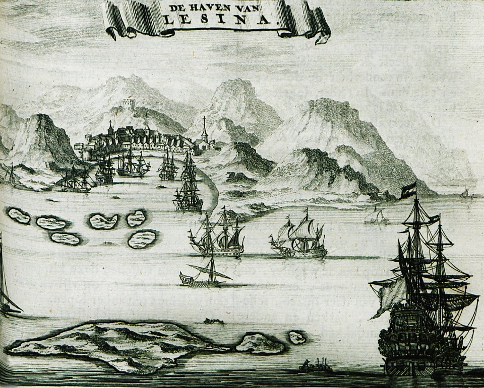 De Haven van Lesina - Dapper Olfert - 1688
