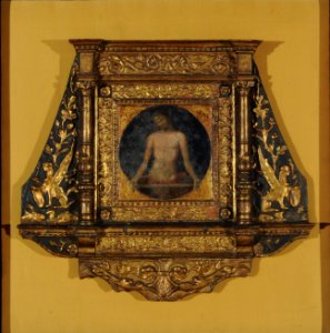 Cristo sobre el sarcófago - Anónimo