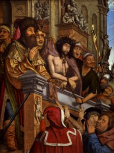 Cristo presentado al pueblo, por Quinten Massys. Free illustration for personal and commercial use.
