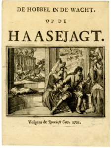 De Hobbel in de Wacht, op de Haasejagt (The Eagle on the Watch, hare hunting) (BM 1854,0513.522.28)