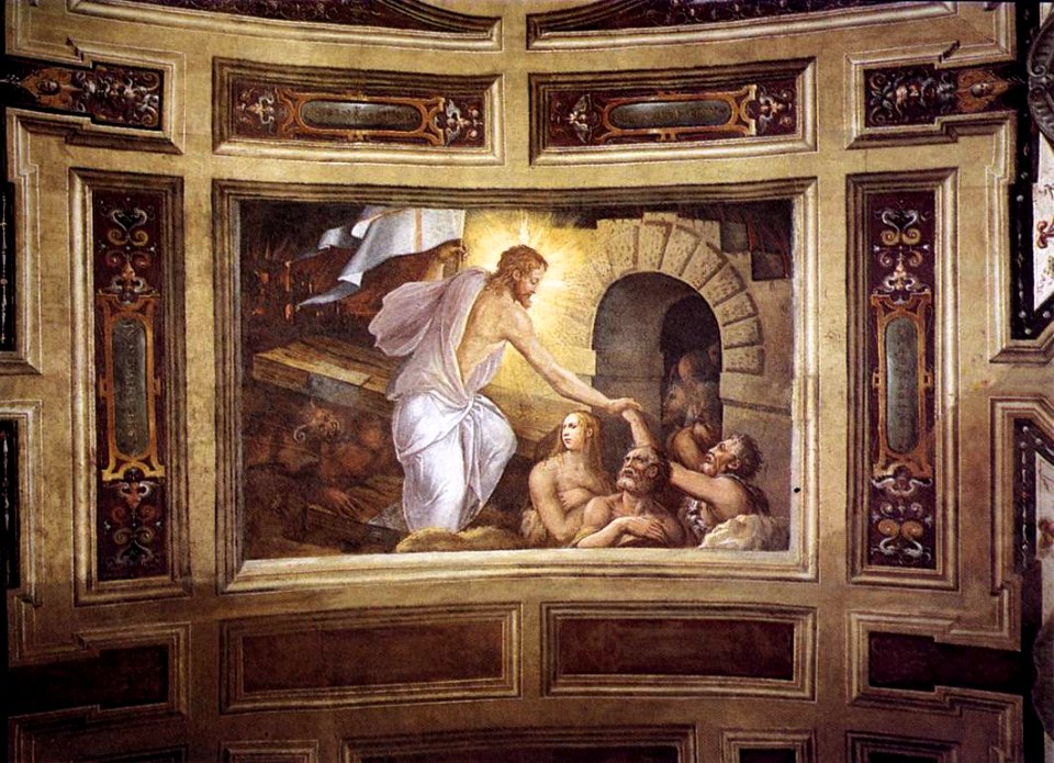 Cristofano Gherardi, discesa al limbo