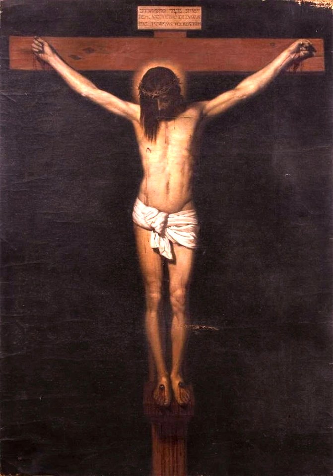 Cristo crucificado, copia del original de Velázquez (Real Academia de Bellas Artes de San Fernando)