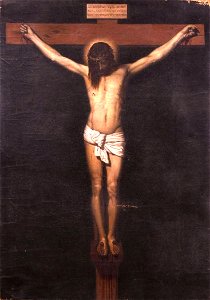 Cristo crucificado, copia del original de Velázquez (Real Academia de Bellas Artes de San Fernando)