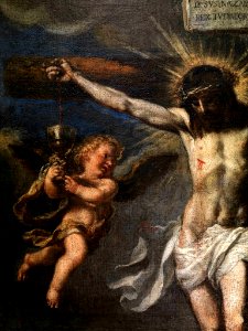 Cristo de la Sangre. Mateo Cerezo el Joven, Museo de Burgos (detalle)