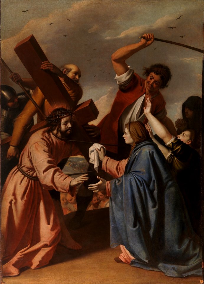 Cristo con la Cruz a cuestas, encuentra a la Verónica (Museo del Prado)