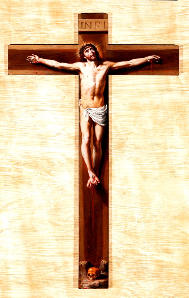 Cristo crucificado en la agonía. (Museo Ibercaja Camón Aznar)