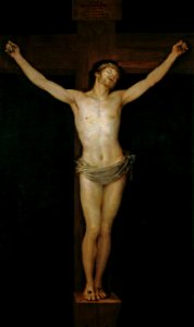 Cristo en la cruz (Goya). Free illustration for personal and commercial use.