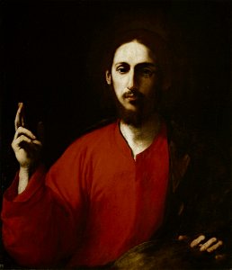 Cristo Salvador José de Ribera. Free illustration for personal and commercial use.