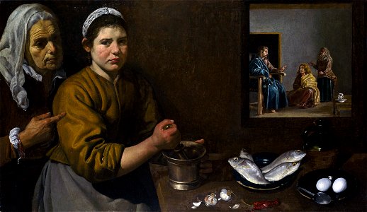 Cristo en casa de Marta y María, by Diego Velázquez