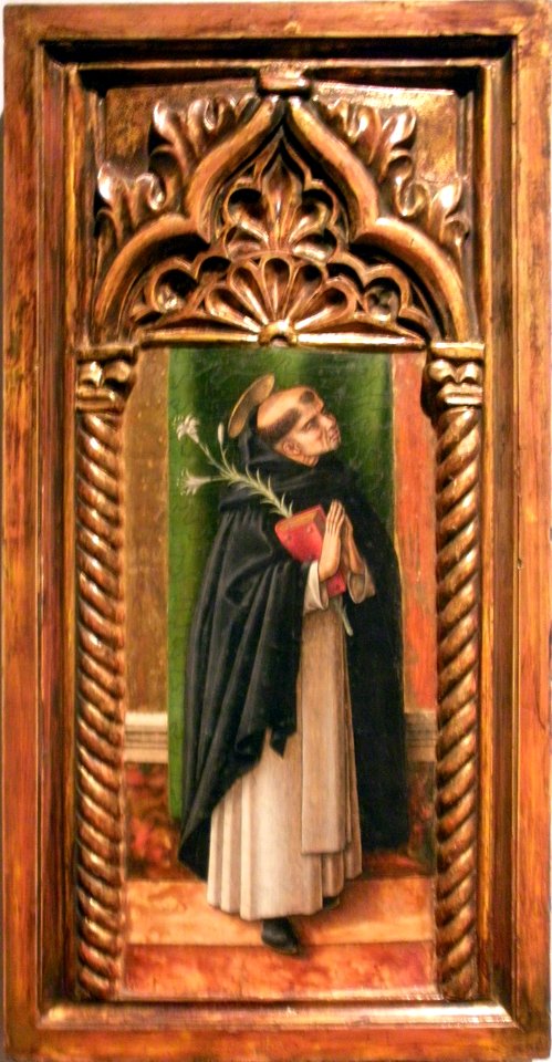 Carlo Crivelli, Heilige Dominicus, ca 1485-90 (Bonnefantenmuseum Maastricht)