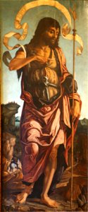 Cristoforo Scacco di Verona - Saint Jean Baptiste. Free illustration for personal and commercial use.