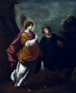 Cristofano Allori (1577-1621) (after) - Tobias and the Angel - 1219981 - National Trust. Free illustration for personal and commercial use.