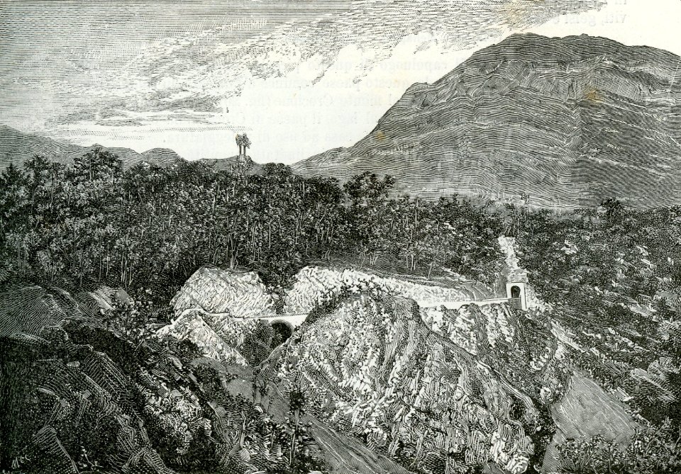Croce veduta del monte Crocione