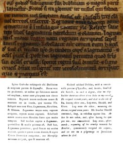 Cronica regum Mannie et insularum - De Lagmanno (Latin & English)