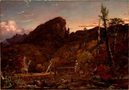 Jasper Francis Cropsey - Eagle Cliff, New Hampshire - 47.1190 - Museum of Fine Arts. Free illustration for personal and commercial use.