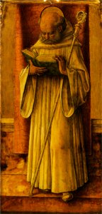 Crivelli, san piero in muralto, San bernardo, dett