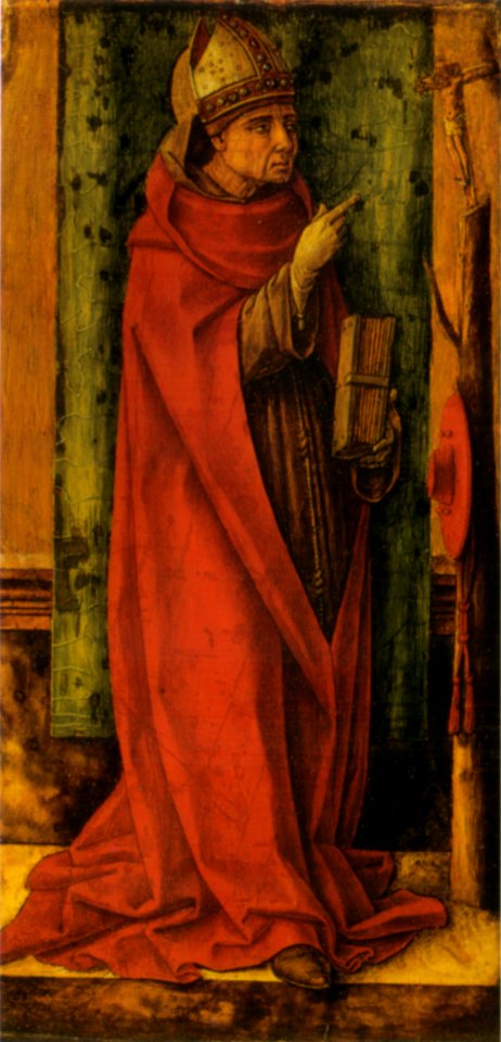 Crivelli, san piero in muralto, San bonaventura, dett